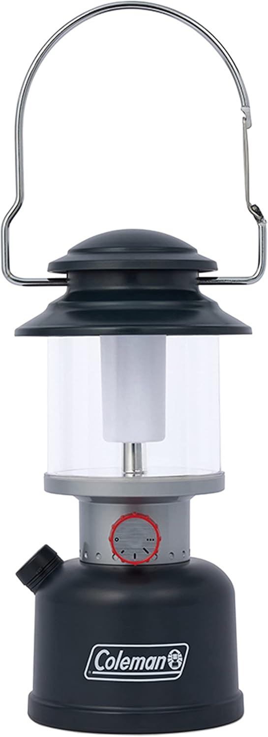 Coleman Classic Recharge 800 Lumens LED Lantern, Durable Water-Resistant Lantern with Built-in Rechargeable Batteries, Ideal for Camping and Emergencies