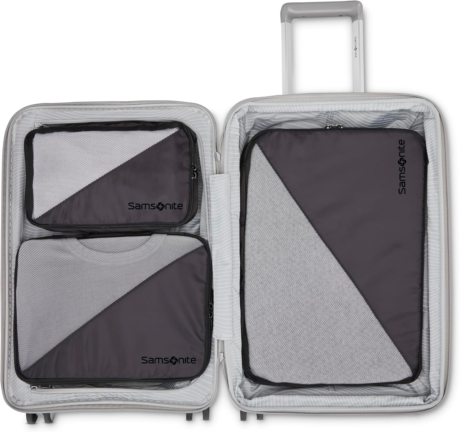 3-Piece Compression Packing Cube Set, Black - Image 3